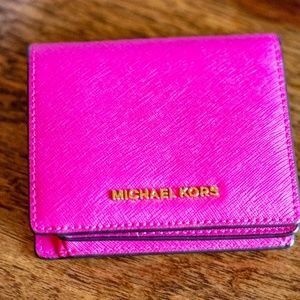 Hot pink Michael Kors Small Wallet - BARELY USED